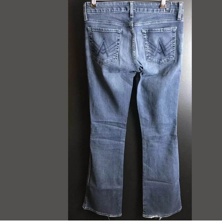 7fam A Pocket Denim Jeans Dark Wash Bootcut